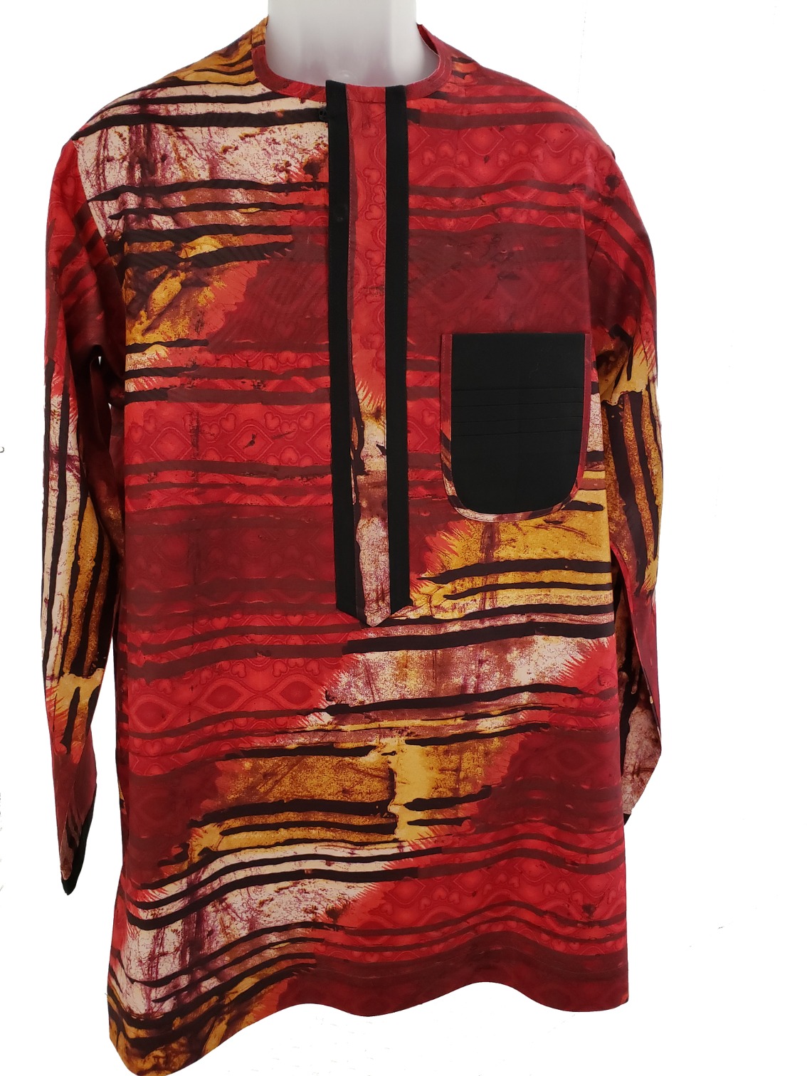 Afrocentric Collection Blood Diamond Print Senator-Large